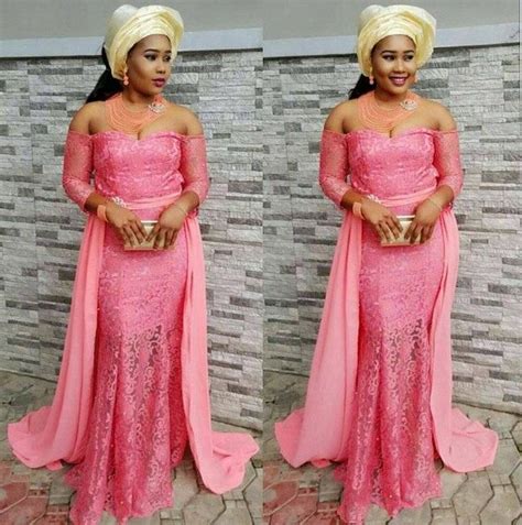 Best Simple Cord Lace Aso Ebi Dresses For Ladies That Looks Stunning