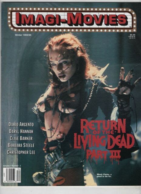 Imagi Movies Mag Return Of The Living Dead Part Iii Winter 199394