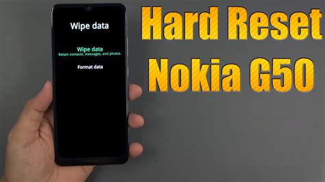 Hard Reset Nokia G50 Factory Reset Remove Patternlockpassword How