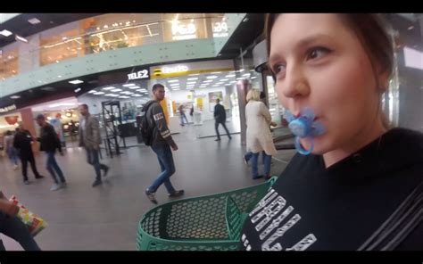 naughtyval s amateur porn public pacifier sucking weird taboo fun 4k 5mins