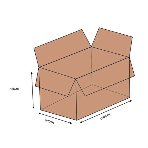 Single Wall Cardboard Box 8 X 8 X 8 Hub Packaging