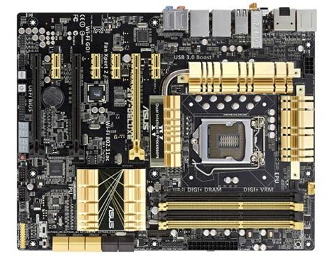 Asus Reveals Gilded Intel Z87 Motherboards Mainboard News