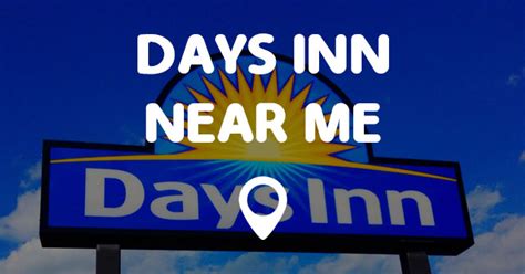 Days Inn Near Me Points Near Me