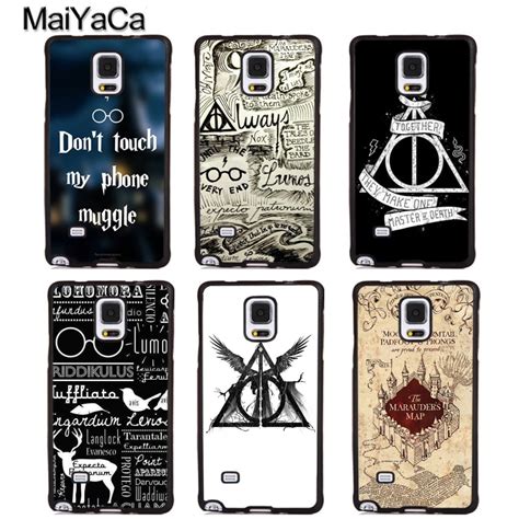 Maiyaca Deathly Hallows Harry Potter Hogwarts Phone Cases For Samsung