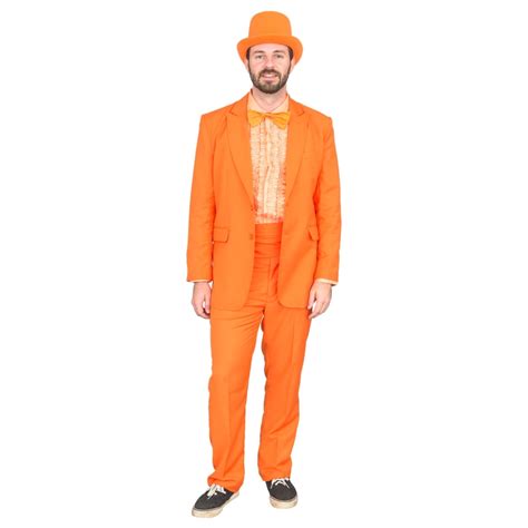 Dumb And Dumber Orange Tuxedo Halloween Costume L