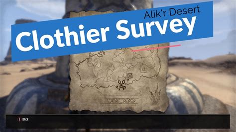 Alik R Clothier Survey Eso Elder Scrolls Online Youtube