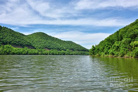 Bluestone Lake On The New River Hinton West Virginia Photograph By