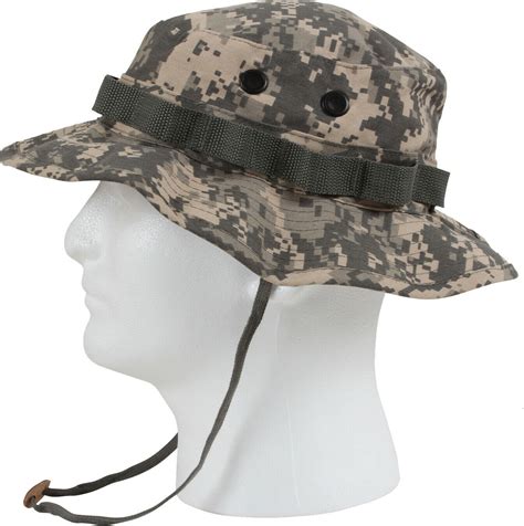 Tactical Boonie Hat Military Camo Bucket Wide Brim Sun Fishing Bush Booney Cap Hats