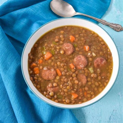 Lentil And Andouille Sausage Soup Cook2eatwell