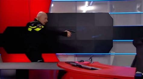 Watch The Moment Dutch Police Foil Gunman Who Stormed Tv Station And Demanded Airtime Metro News