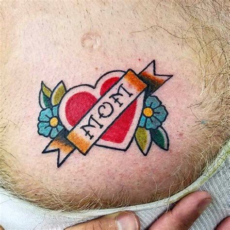 40 Traditional Mom Tattoo Designs For Men Mom Heart Tattoo Mum Tattoo