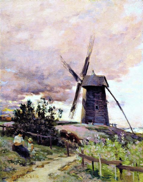 The Windmill Digital Remastered Edition Painting By Jean Charles
