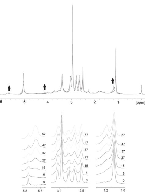H Nmr Spectral Modifications For Mhz Dmso D Upon