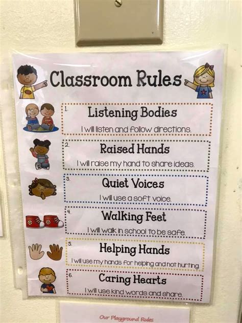 Preschool Printables Kindergarten Classroom Rules Pre