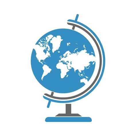 Diseño De Icono De Mapa Mundial Vector Premium