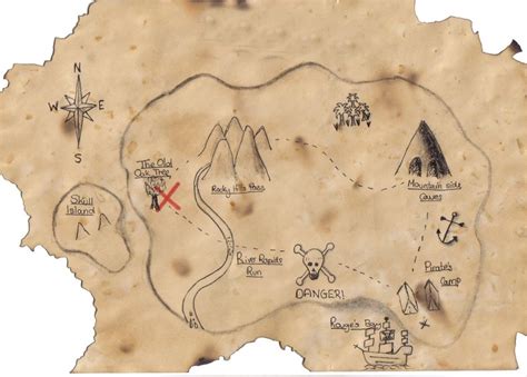How To Draw A Treasure Map Step By Step Best Games Walkthrough