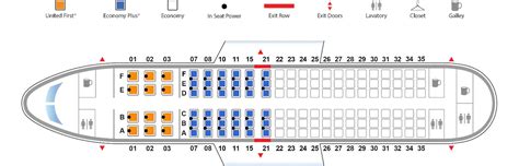 Airbus A319 United Seating Map Airportix