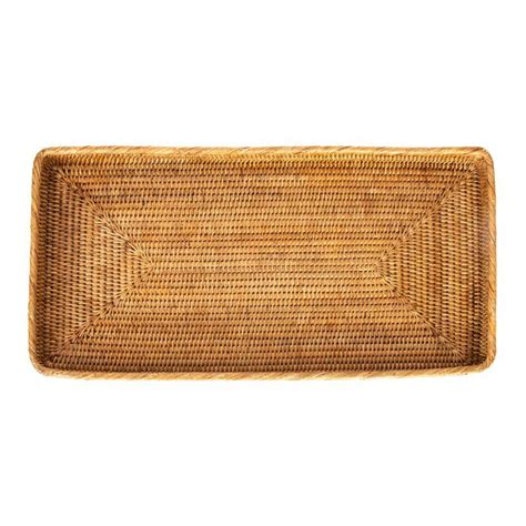 Free shipping with code summer is valid on orders placed 6/21/21 at 12:00am pst through 6/25/21 at 11:59pm pst. Rattan Long Rectangular Tray | Woven trays, Tray decor ...