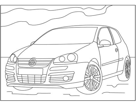 Volkswagen Coloring Pages 🖌 To Print And Color