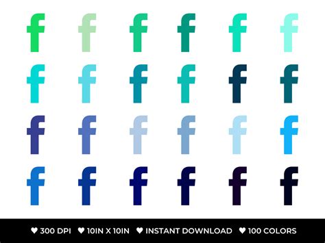 Facebook Flat Logo Graphic By Designscape Arts · Creative Fabrica