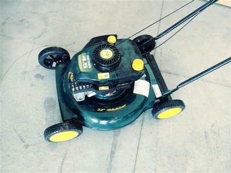To convert to bagging or. 22" Craftsman Mulcher Lawn Mower, 4.5 HP, Eager One - Easy ...