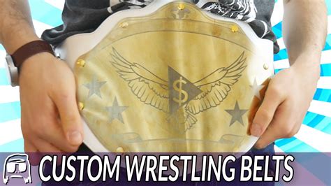 How To Make Your Own Custom Wrestling Championship Belts Youtube