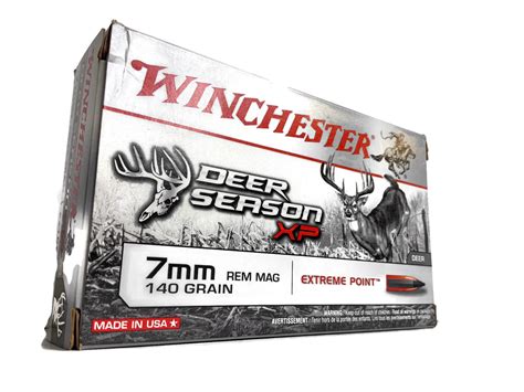 Winchester Deer Season Xp Ammunition 7mm Remington Magnum 140 Grain