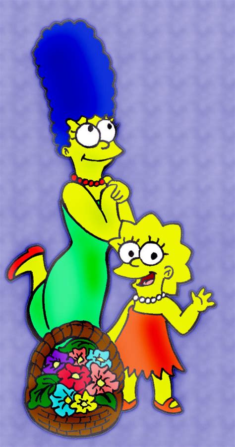 Marge And Lisa By The Simpsons Club On Deviantart