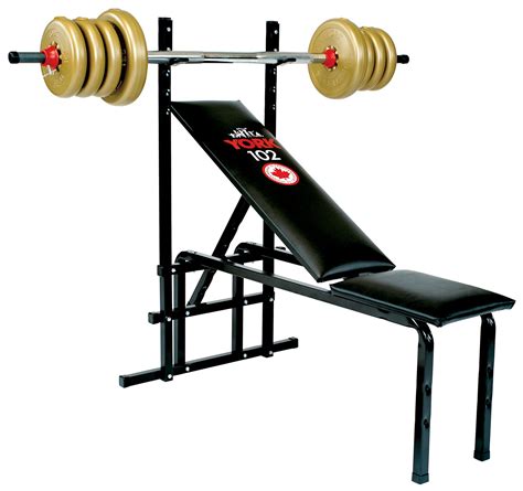 102 Adjustable Bench Press Machine Home Gym Equipment York Barbell
