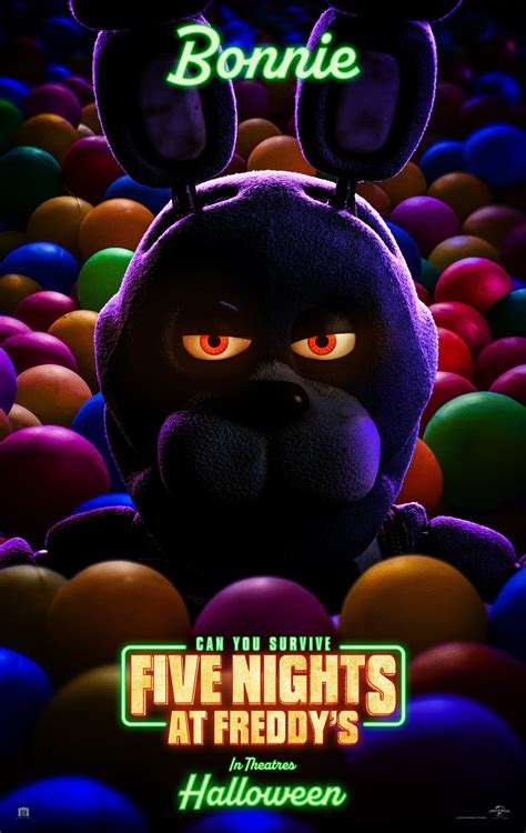 FNaF Movie Bonnie The Bunny Poster High Resolution Five Nights At Freddy S Film Photo