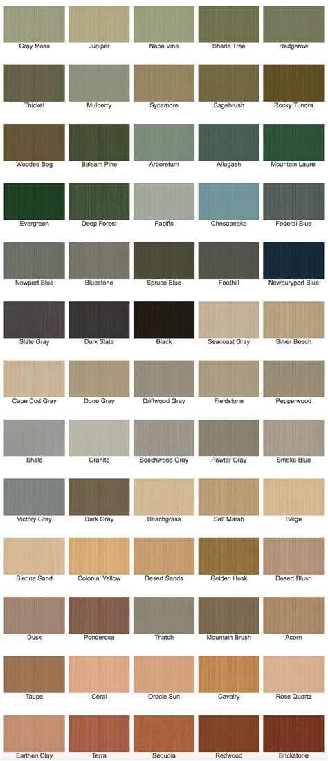 Awasome Benjamin Moore Exterior Stain Color Chart 2022