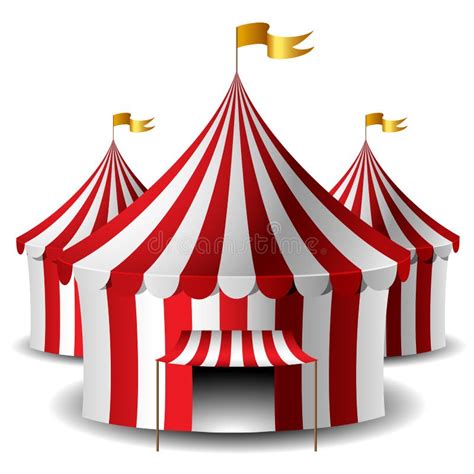 Circus Tent And Balloons Vector Stock Vector Illustration Of Doodle