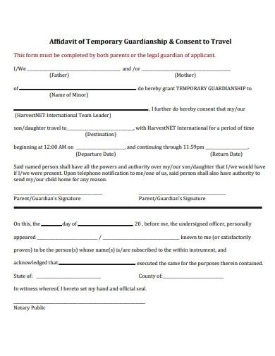 Can one be a guardian without the need for an affidavit? FREE 10+ Affidavit of Guardianship Examples in PDF | Examples