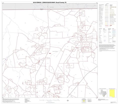 2010 Census County Block Map Duval County Block 2 Side 1 Of 1 The
