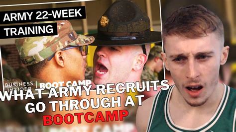 Brit Reacting To What Us Army Recruits Go Through At Boot Camp Youtube
