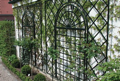 At the end of the growing season. Treillage Wall Trellis - Classic Garden Elements