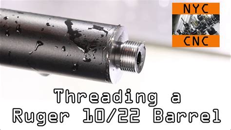 Threading A Ruger 1022 Barrel For A Silencer Youtube
