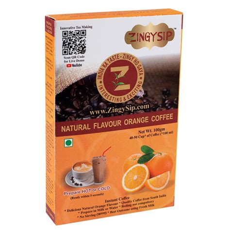 Zingysip Instant Orange Coffee 100gms At Rs 195pack Instant Coffee