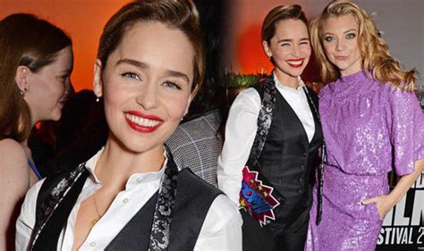 Emilia Clarke In Pictures Actress Reunites With Game Of Thrones Star