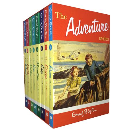 Enid Blytons Adventure Series 8 Books Set Collection Childrens Classic