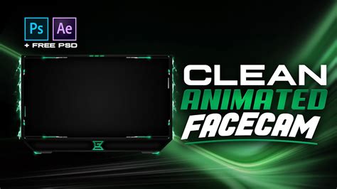 PS AE Animated Facecam Overlay Tutorial FREE TEMPLATE Tutorial By