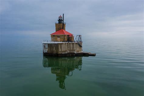 Port Austin Lighthouse Reflection Photograph By Coulter Stuart