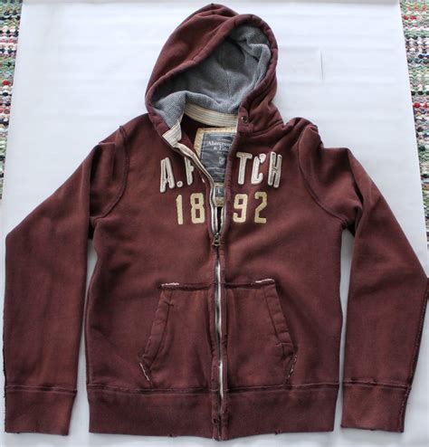 men s abercrombie and fitch 1892 hoodie size large