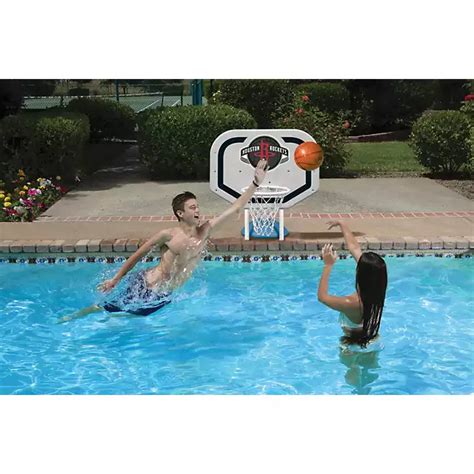 Poolmaster® Houston Rockets Pro Rebounder Style Poolside Basketball