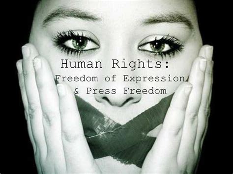 Ppt Human Rights Freedom Of Expression And Press Freedom Powerpoint