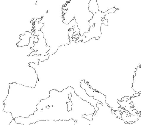 Best Photos Of Europe And Asia Map Outline Printable Blank Map Of