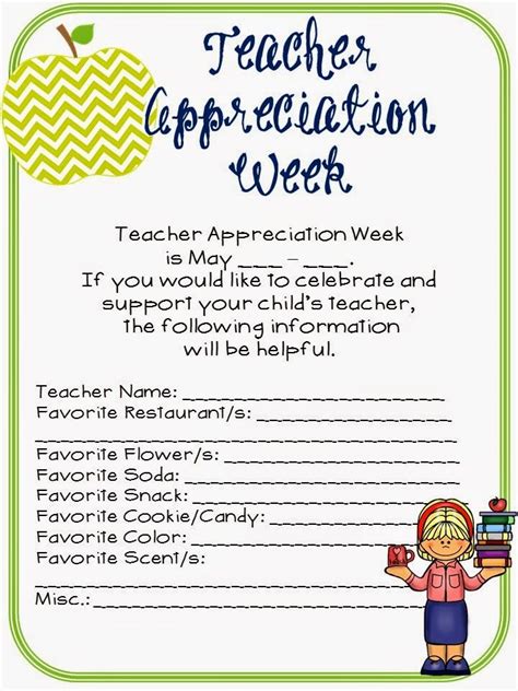 Free For Teacher Appreciation Week Teacher Appreciation Letter