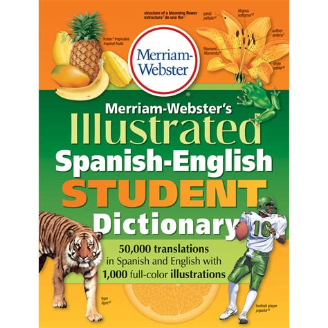 Merriam Websters Illustrated Spanish English Student Dictionary Mw