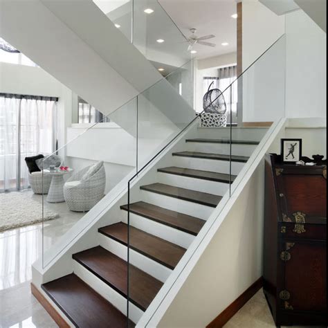 20 Glass Staircase Wall Designs With A Graceful Impact On The Overall Decor Architecture And Design