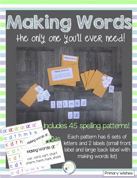 Making Words Phonics Activity | Making words activities, Making words, Phonics